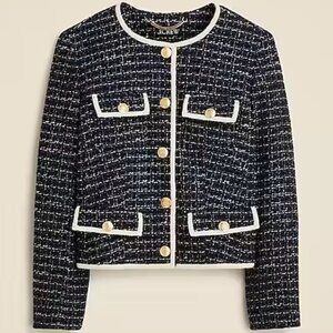 J. Crew Isabelle lady jacket in Italian tweed
